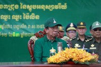 ពិធីបញ្ចប់ការចាក់បេតុងបីជ្រុង នៃវិមានអនុស្សាវរីយ៍ នយោបាយឈ្នះ ឈ្នះ ខេត្តប៉ៃលិន