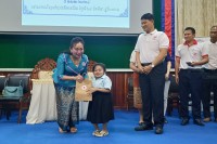 វគ្គផ្សព្វផ្សាយ រួមគ្នាជាមួួយកាកបាទក្រហម ដេីម្បីសហគមន៍ មានសុខភាពល្អ មានភាពធន់ និង អាកាសធាតុ