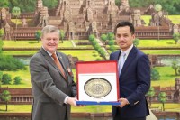 ឯកឧត្តមអភិសន្តិបណ្ឌិត ស សុខា និងឯកអគ្គរដ្ឋទូតរុស្សី ពេញចិត្តចំពោះកិច្ចសហប្រតិការអនុវត្តច្បាប់ និងការបន្តបណ្ដុះបណ្ដាលធនធានមនុស្ស