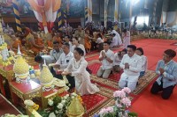 ថ្នាក់ដឹកនាំខេត្ត ក្រុង និងមន្ទីរធម្មការនិងសាសនាខេត្តបន្ទាយមានជ័យ ប្រារព្ធពិធីបុណ្យពិសាខបូជា ទូទាំងខេត្ត
