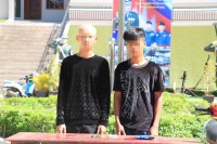 អាវុធហត្ថបញ្ជូនក្មេងទំនេីង២នាក់ ទៅតុលាការពាក់ព័ន្ធករណីកាន់កាប់ ឬដឹកជញ្ជូនអាវុធដោយគ្មានការអនុញ្ញាត