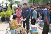 លោកឧត្តមសេនីយ៍ត្រី បោន ប៊ិន អញ្ជេីញសំណេះសំណាលជាមួយយោធិន ចូលនិវត្តន៍ ពិការ បាត់បង់សមត្ថភាព និងគ្រួសារពលី-មរណៈ ចំនួន៨១នាក់