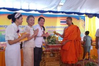 ព្រះសង្ឃ និងពុទ្ធបរិស័ទ មកពីប្រទេសថៃ នាំយកទៀនព្រះវស្សា និងបច្ច័យប្រគេនដល់វត្តនៅប្រទេសកម្ពុជាចំនួន៦០វត្ត ក្នុង៥ខេត្ត
