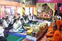 ថ្នាក់ដឹកនាំខេត្តប៉ៃលិន នាំយកទេយ្យទានចង្ហាន់បិណ្ឌបាត្រ និងបច្ច័យប្រគេនព្រះសង្ឃ ចំនួន ៣វត្ត ក្នុងក្រុងប៉ៃលិន នាឱកាសបិណ្ឌវេនទី៤