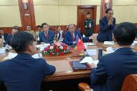 កិច្ចជំនួបសម្ដែងការគួរសម និងពិភាក្សាការងារជាមួយឯកឧត្តម លាវ ចុងយី ឧបការីរដ្ឋមន្ត្រីក្រសួងសន្តិសុខសាធារណៈចិន ជាមួយថ្នាក់ដឹកនាំខេត្តបន្ទាយមានជ័យ