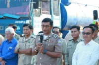 ពិធីបើកការដ្ឋានសាងសង់ផ្លូវបេតុងមួយខ្សែប្រវែង ១.១៥០ម៉ែត្រ ស្ថិតនៅសង្កាត់អូរបិល ក្រុងសិរីសោភ័ណ